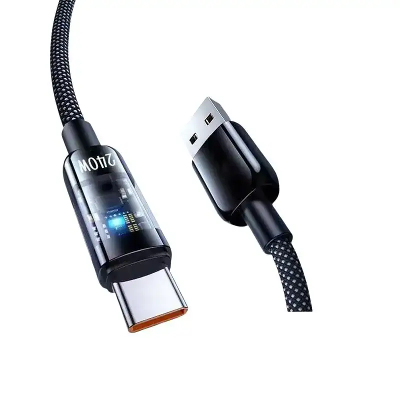 240W USB Cable Fast Charging Type C 1 Meter 2 Meters Strong Durable Cord For Smartphone Power Delivery At Home