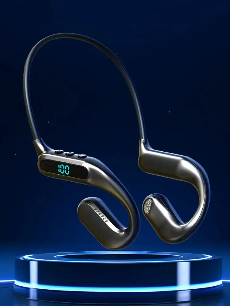 Air Conduction Bluetooth 6.0 Earphones TWS Wireless Sports Headphones Neckband Headsets HiFi Stereo ENC Noise Reduction Earbuds