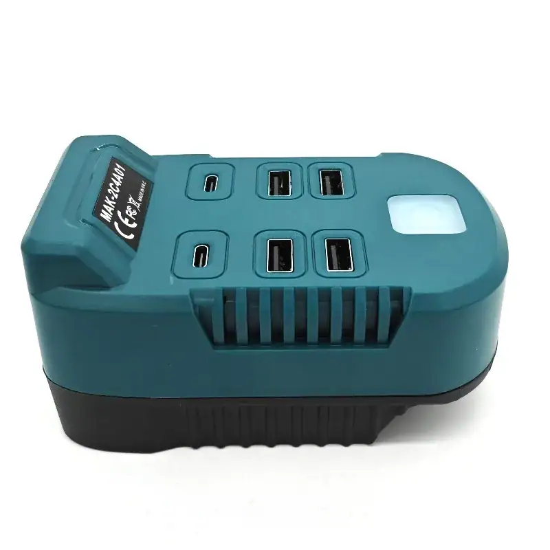 Home Inverter Adapter Power Bank for Makita 18V Lithium Batteries Supports Type-C Input and Output for Outdoor Camping