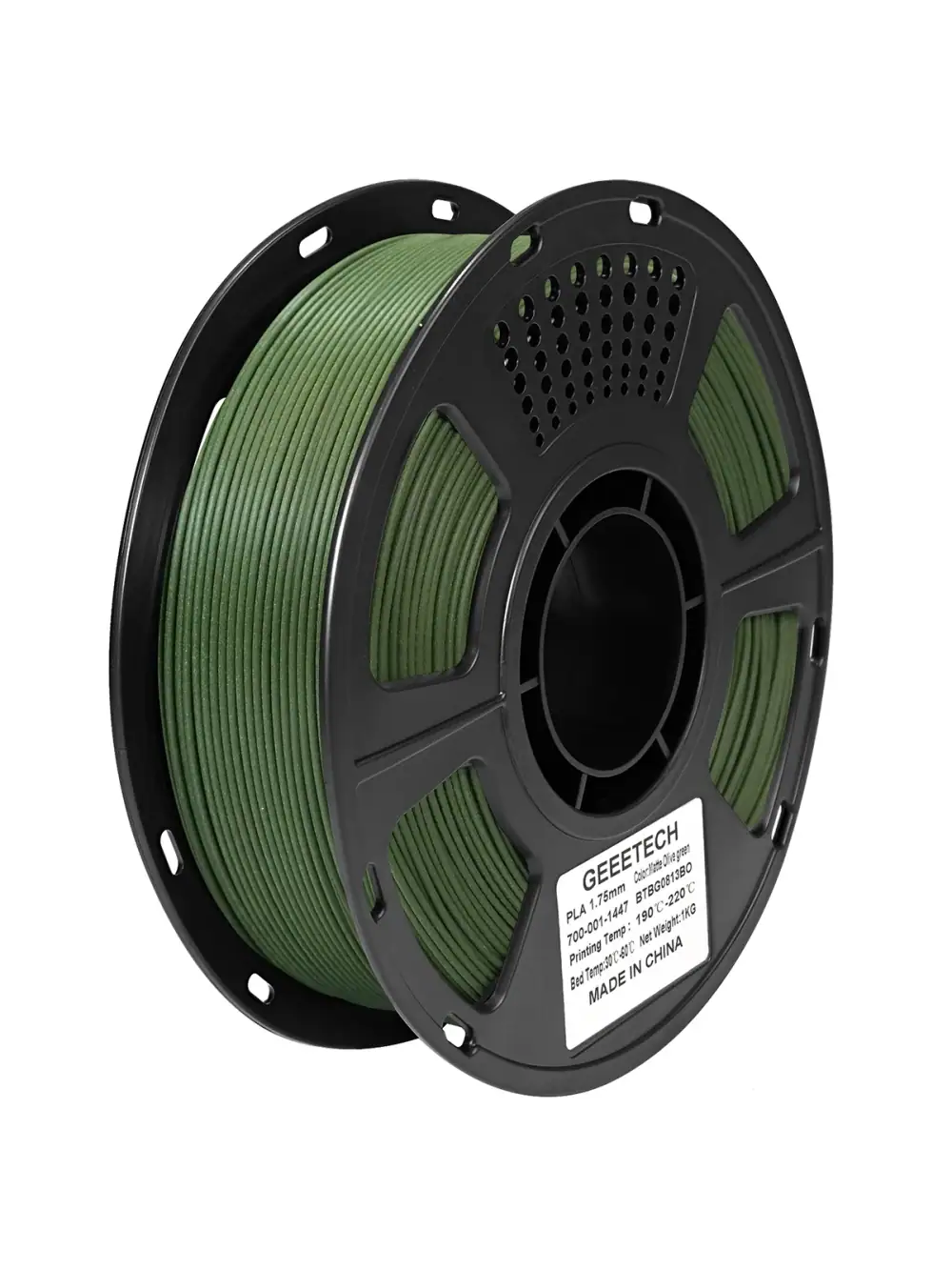 Geeetech Matte Filament PLA 1.75mm 1kg Spool (2.2lbs), 3D Printer Material Polylactic Acid, Frosted Texture, Vacuum Packaging