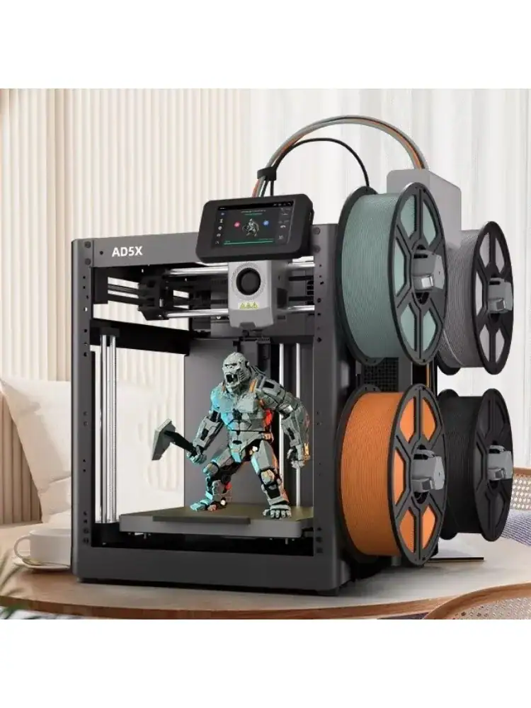 AD5X USB Automatic Multi-Color 3D Printer with Heated Bed 1-Year Warranty for Home Prototyping Lab PLA