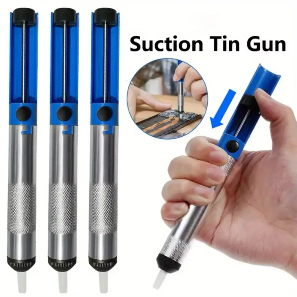 Aluminium Desoldering Suction Pump Tool Solder Sucker Suction Tin Pen Removal Device Vacuum Soldering Iron Desolder