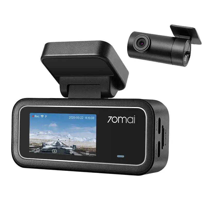 70mai A410Neo Dash Cam 1440P HDR Dual-Channel 2K QHD Dashcam Built-in GPS f/1.6 Supercapacitor Wi-Fi 6 24H Parking Car DVR