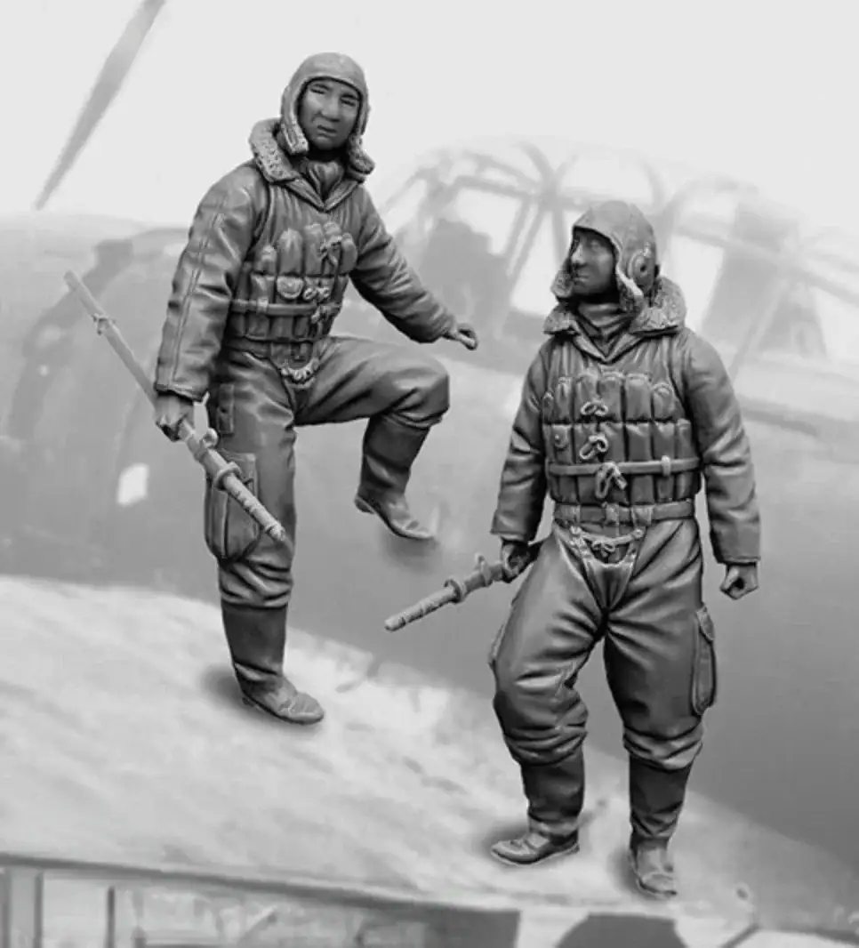 1/32 Die Cast Resin Figure Model Assembly Kit Resin Soldier DIY Kit Needs Assembly Unpainted