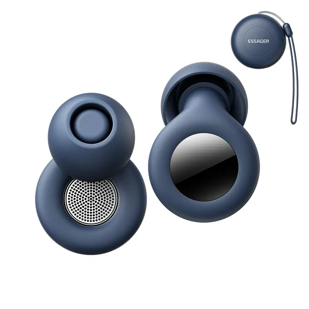 ESSAGER Noise Cancelling Ear Plugs for Sleeping Soft Silicone Sleep Earplugs Noise Reduction Earbuds for Sleep Work Study Travel