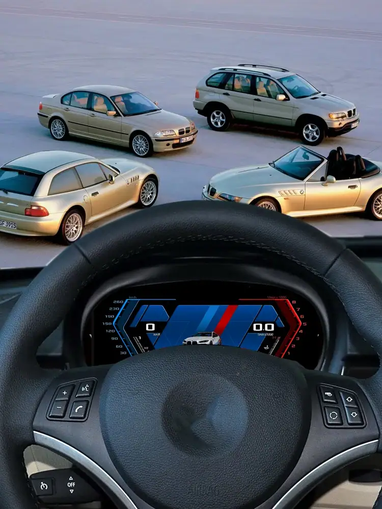 Digital instrument cluster For BMW 3 Series E90 E91 E92 E93 2005-2012,Virtual cockpit, speedometer cluster Carplay