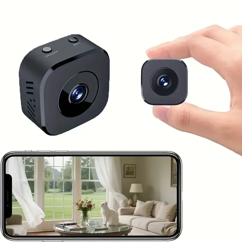 Wireless Smart Security Camera 8K HD WiFi Indoor Outdoor Surveillance with Motion Detection Night Vision 2 Way Audio 2026