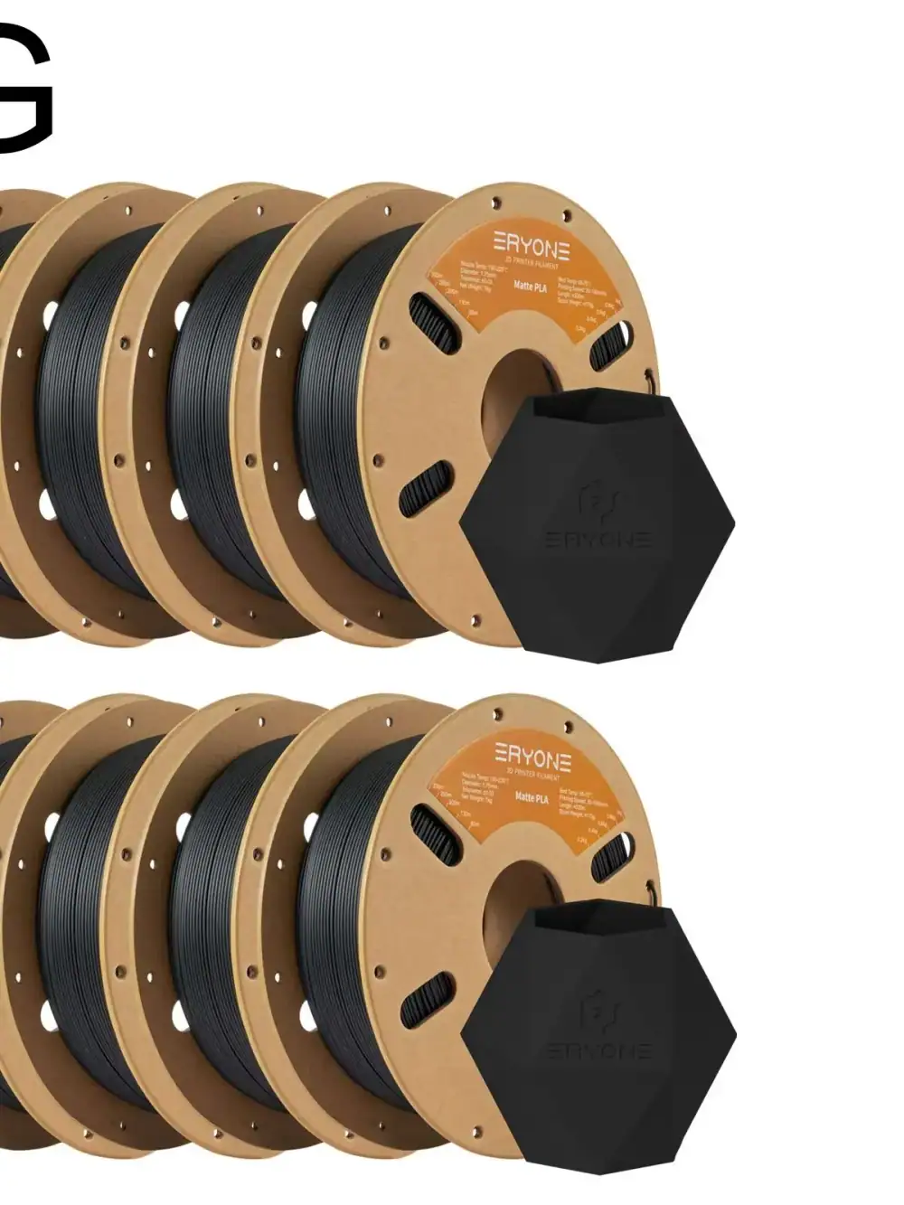 ERYONE Matte PLA Filament Spool 1.75mm High Quality For 3D Printer Arrival Overseas warehouse