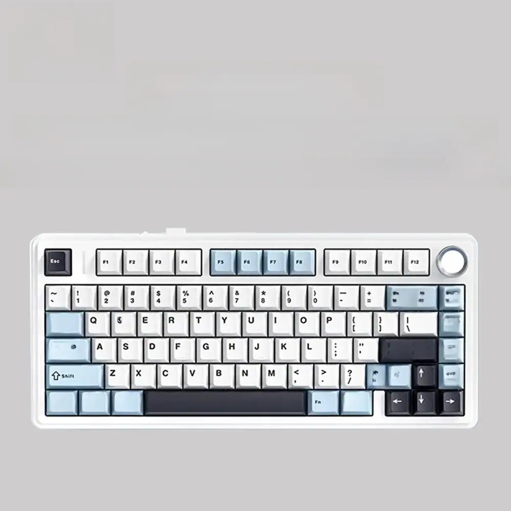 AULA F75 2.4G Wireless/Bluetooth/Wired Gaming Mechanical Keyboard RGB Customized 75% Layout OEM Profile Gasket Structure