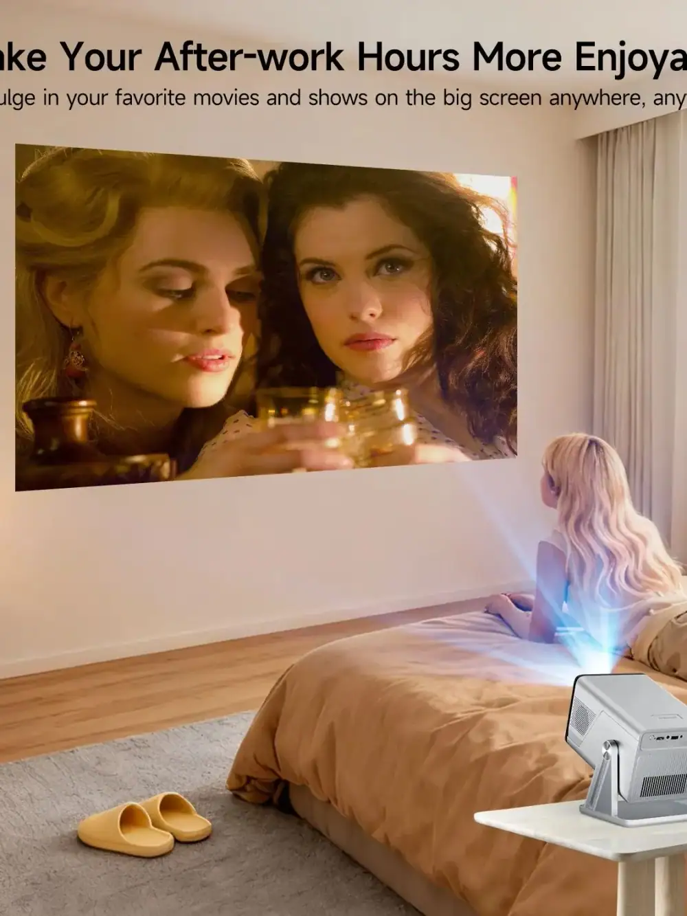 Magcubic X7 Projector Auto Focus Supports 8K Decoding Native 1080P & 1000 ANSI With Wifi6 BT5.4 Home Theater Video Projector