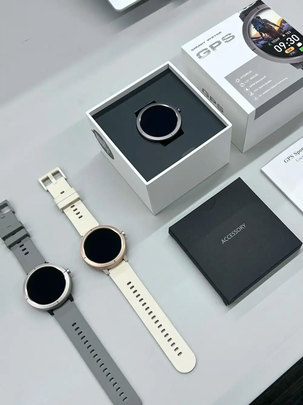 2026 GPS Smart Watch AMOLED 1.32inch BT Call 5ATM Waterproof 170 Sport Modes 360mAh Large Battery Outdoor Men Women Smart Watch