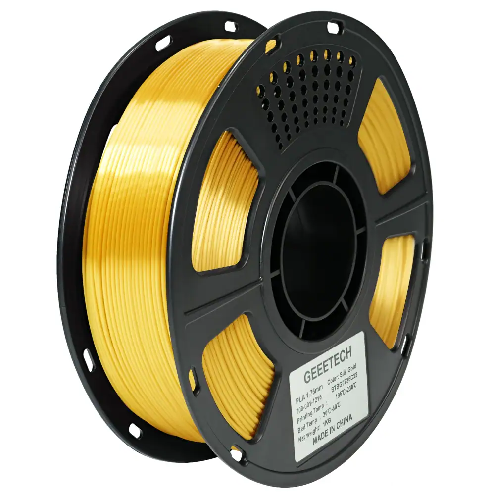 GEEETECH Silk PLA 3d Filament Wire 1kg 1.75mm Spool Wire 3D Printer Material 3D Print Refills, Fast Delivery Vacuum Package