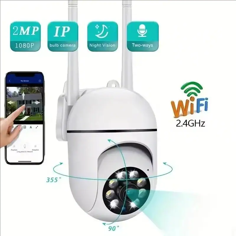 A7 1080P Security Camera WIFI Camera Outdoor PTZ Speed Wireless IP Camera CCTV 4X Digital Zoom Audio Network Surveillance CAM
