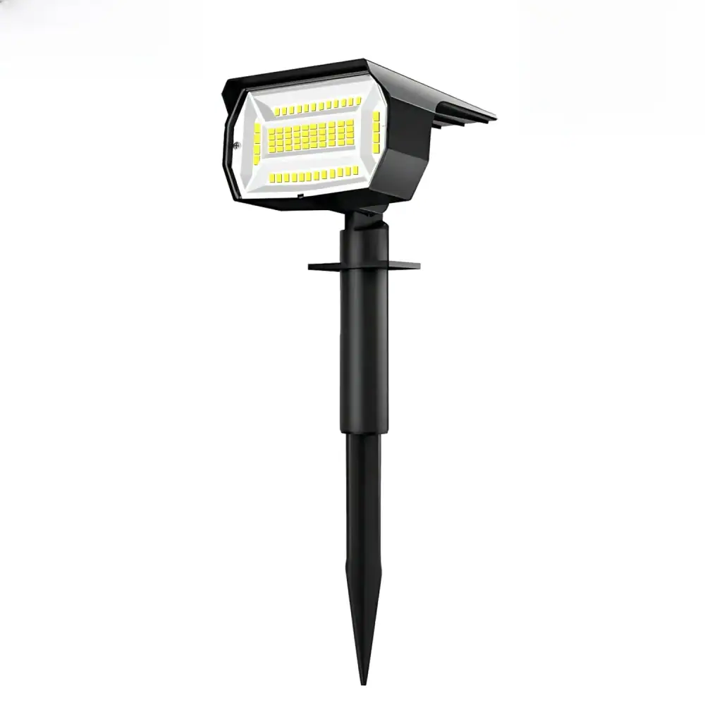 72/68 LED Solar Landscape Lights Outdoor IP65 Waterproof Solar Light with 3 Modes Solar Garden Spotlight for Yard Lawn Walkway