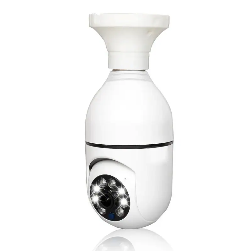 Wireless Bulb Camera Wifi E27 Bulb Camera 360 Degree WiFi Security Camera Full-color High-definition Night Vision