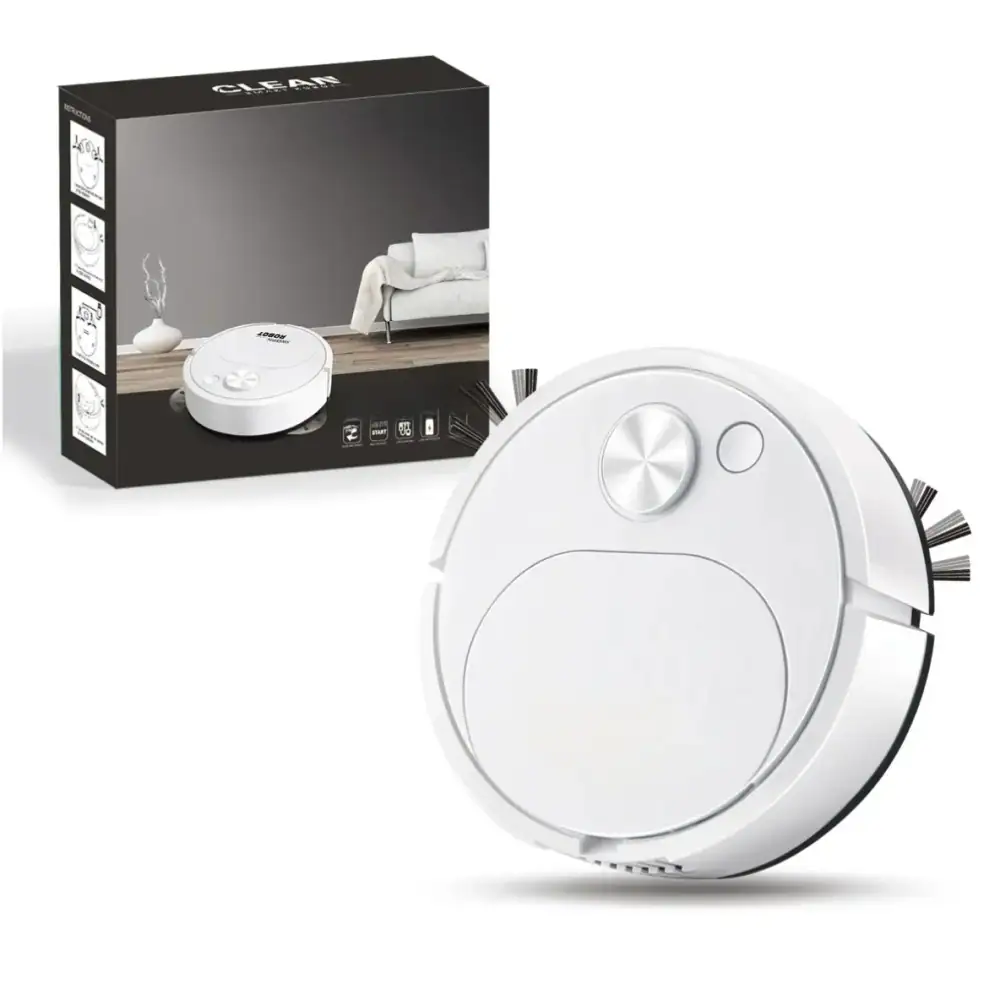 USB Sweeping Robot Vacuum Cleaner Mopping 3 In 1 Smart Wireless 1500Pa Dragging Cleaning Sweep Floor for Home Office