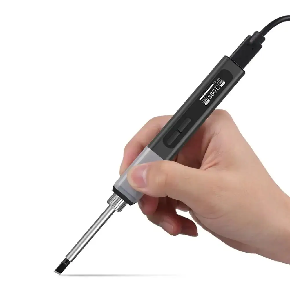 GVDA Smart Electric Soldering Iron 65W Adjustable Constant Temperature Fast Heat Soldering Iron Station Kits with Tips