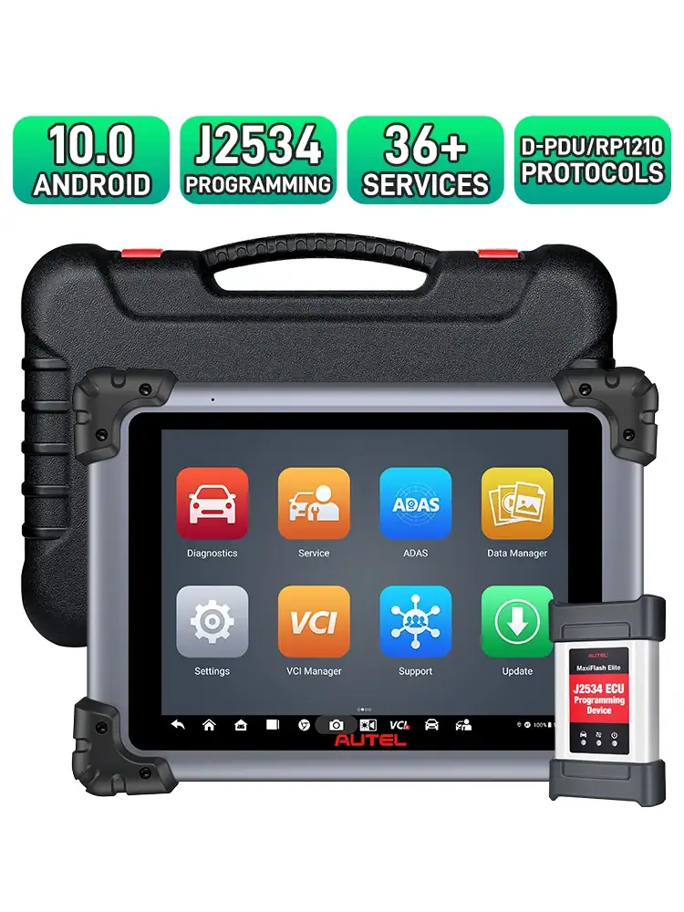 Autel MaxiSys MS908S Pro II OBD2 Automotive Scanner J2534 ECU Coding&Programming VAG Guided Car Diagnostic Tool Upgraded of MK908P II/MS908S Pro