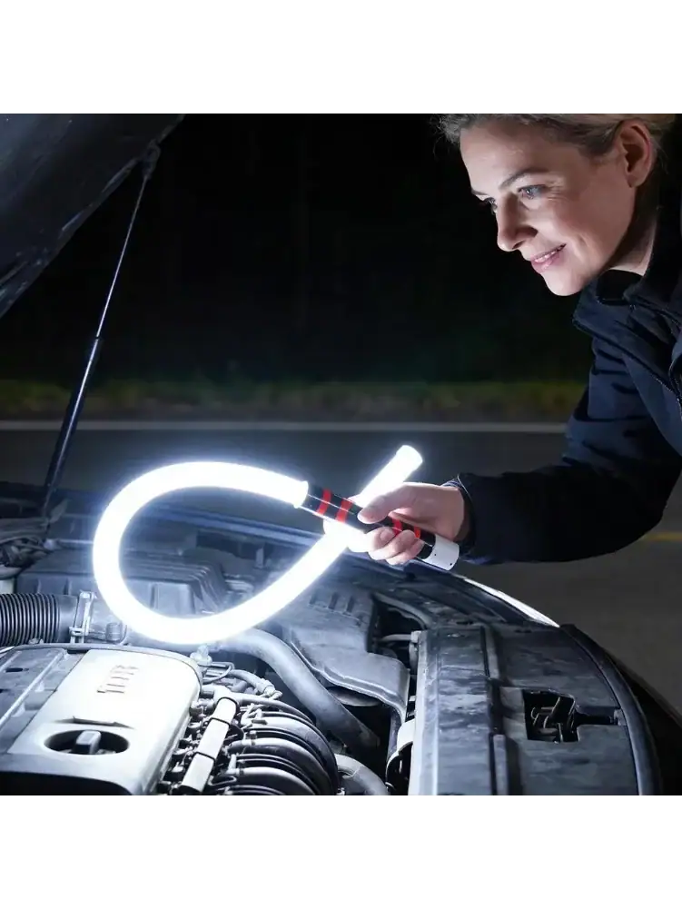 73cm Flexible Silicone LED Strip Light High Lumens LED Flashlight Stick Professional Work Light Tool For Car Repair