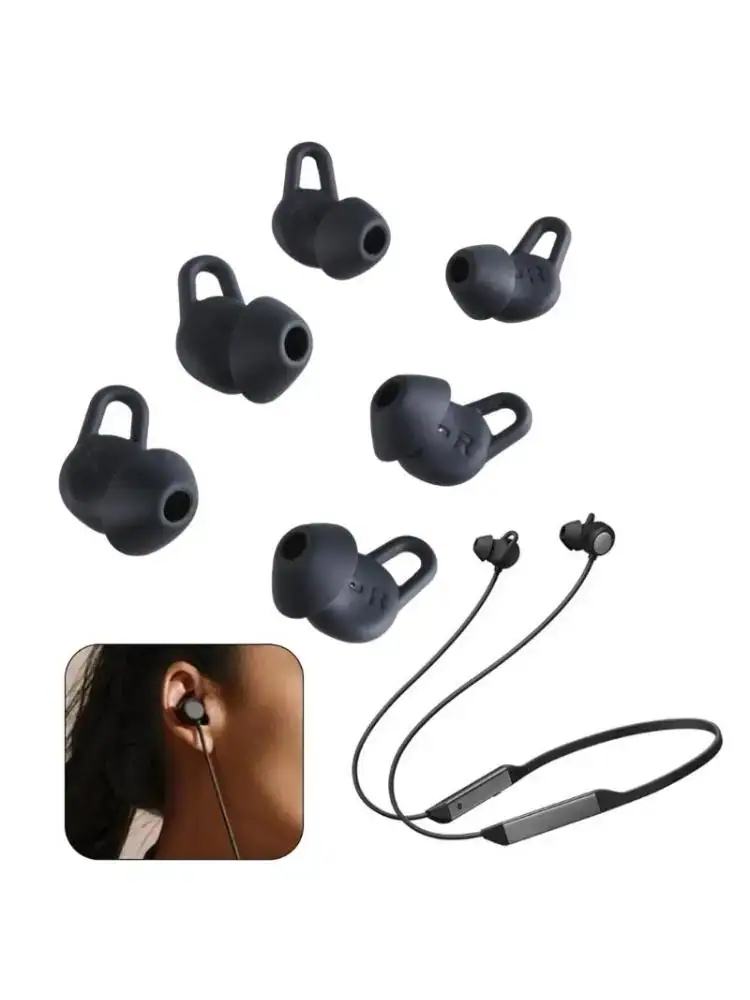 6Pcs Silicone Ear Tips for HUAWEI Freelace Pro2 Earbuds Eartips Earphone Tips headphones Earplugs For HUAWEI Freelace Pro 2