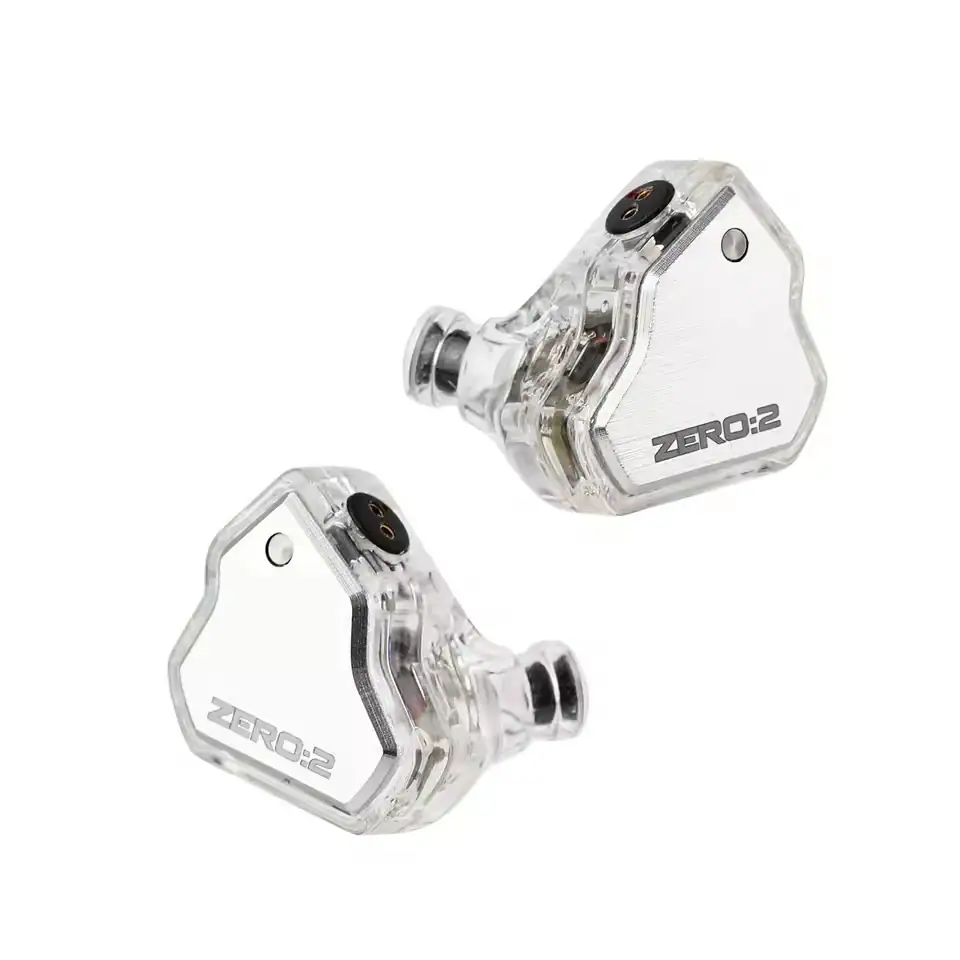 7Hz x Crinacle Zero 2 Updated 10mm Dynamic Driver IEM Wired Earbuds Earphones Gaming Earbuds with OFC IEM Cable for Musician