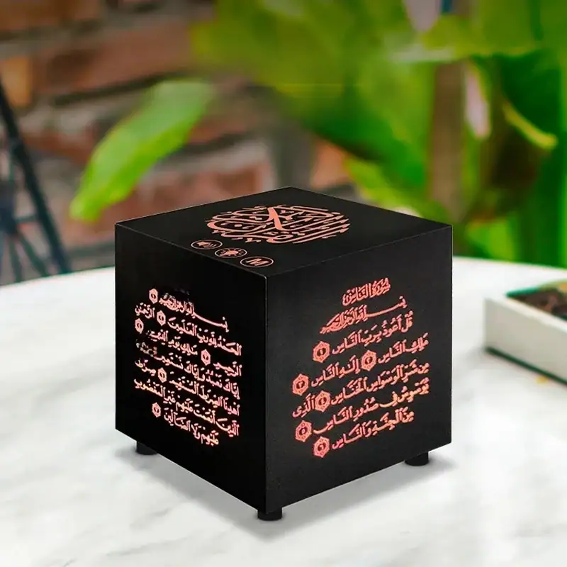 Koran Bright Night Light Quran Azan Islamic Muslim Lamp Holy Wireless Bluetooth Speaker Arab Ramadan Caixa De Som Music