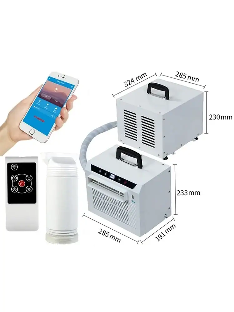 Split Mobile Air Conditioner for Car Home Camping Tent Free Installation AC