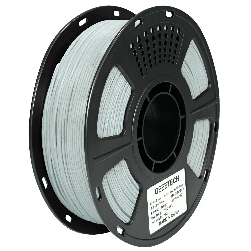 Geeetech Like Marble PLA 3D Printer Filament Plastic 1kg 1.75mm, Tangle-Free, 3D Printing Wire Materials Vacuum Packaging