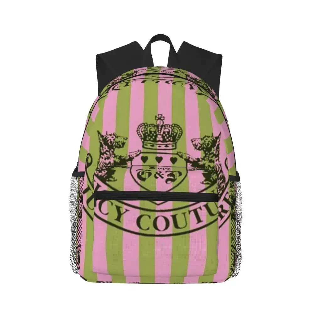 Juicy Couture Classic Student Backpack School Bag Hiking Travel Daypack for Boys Girls Bookbag Shoulder Bags