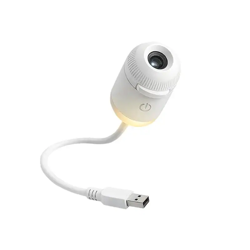 2-in-1 USB Galaxy Star Projector Night Light Dimmable Touch Control Ambient Lamp Eye-Friendly Nightlight For Bedroom Decor